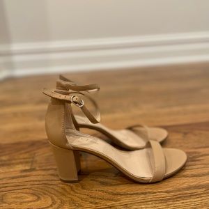 Essex Lane nude heel size 8; only worn once!